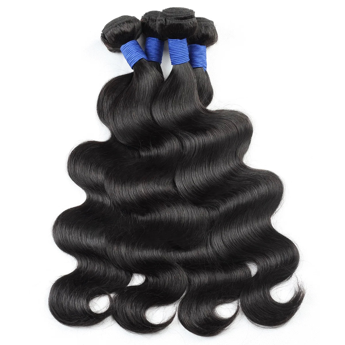 38 40 Inch Body Wave 3 4 Bundles Brazilian Remy 100% Unprocessed Human Hair Wavy Doule Drawn Bundles Weave Extensions